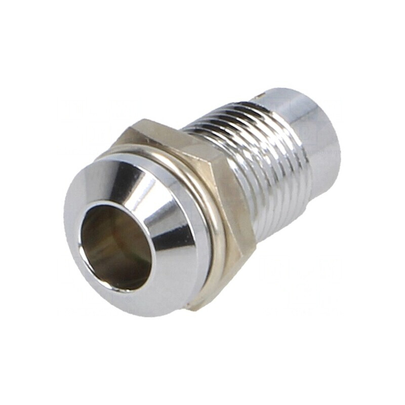 Montură LED 5mm Argintie Ø8mm | Electronic-mag.ro | Componente Electronice