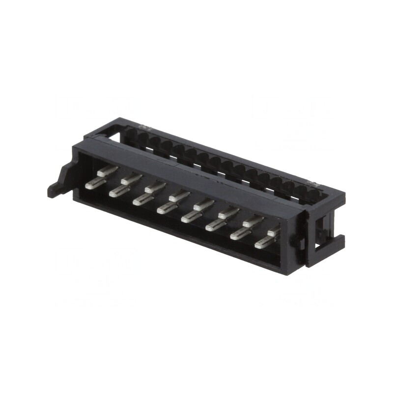 Mufă tată Micro-MaTch IDC pentru cablu-banda 1,27mm 16 pini | Electronic-mag.ro | Componente Electronice