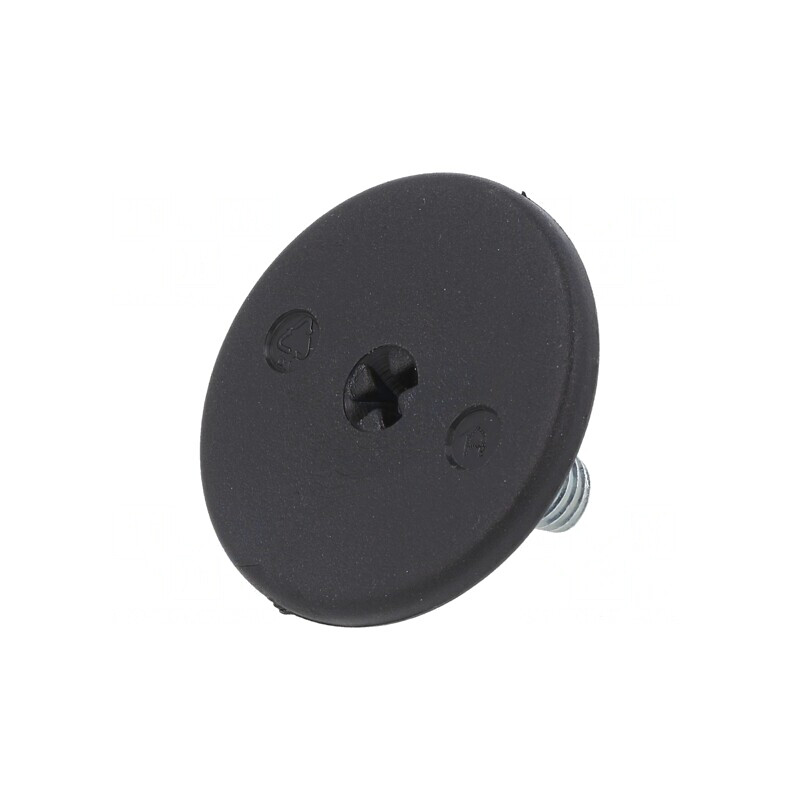 Picioruș rigid cu slot pentru șurubelniță în cruce cu ax | Electronic-mag.ro | Componente Electronice