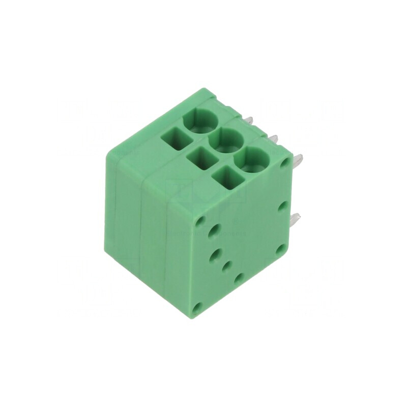 Regletă Conexiuni PCB 90° 3.5mm 3 Piste 10A | Electronic-mag.ro | Componente Electronice