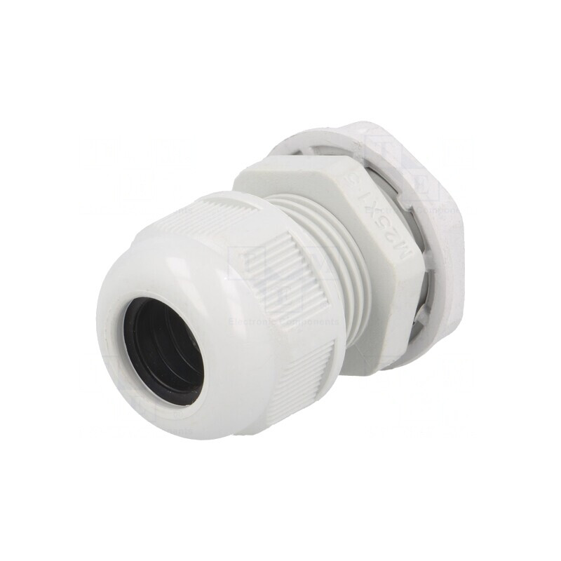 Garnitură Etanșare M25 IP65 Gri Poliamidă | Electronic-mag.ro | Componente Electronice