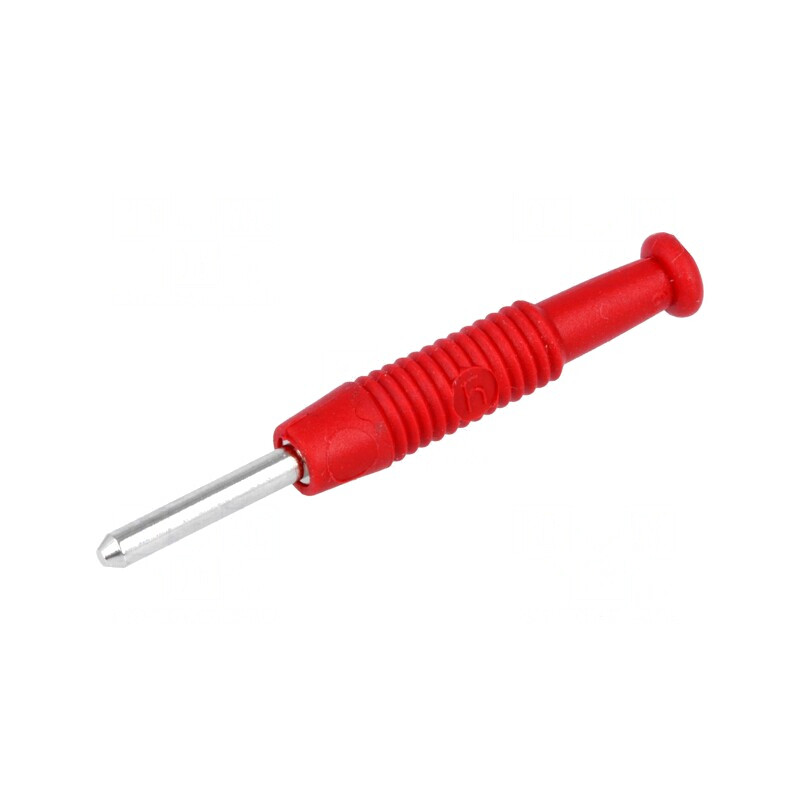 Mufă Banană 2mm 6A 60VDC Roșie | Electronic-mag.ro | Componente Electronice