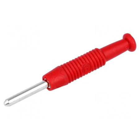 Mufă Banană 2mm 6A 60VDC Roșie | Electronic-mag.ro | Componente Electronice
