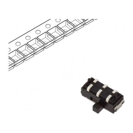 Comutator Glisant DPDT 0,3A 6V SMT | Electronic-mag.ro | Componente Electronice