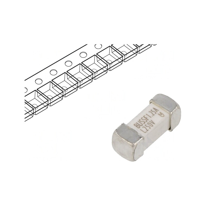 Siguranță Ardere Rapidă 1,25A 350VAC 250VDC SMD | Electronic-mag.ro | Componente Electronice