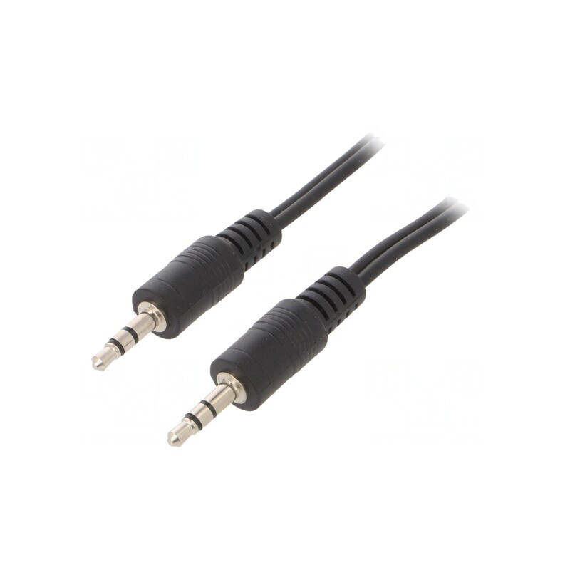 Cablu Audio Jack 3,5mm 2m Negru | Electronic-mag.ro | Componente Electronice