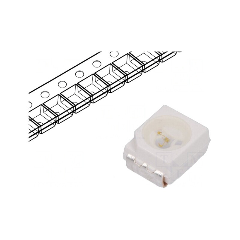 LED SMD 3528 Verde 450mcd 3,5x2,8x1,9mm 120° 3,4-4,05V | Electronic-mag.ro | Componente Electronice LED SMD 3528 Verde 450mcd 3,5x2,8x1,9mm 120° 3,4-4,05V | Electronic-mag.ro | Componente Electronice