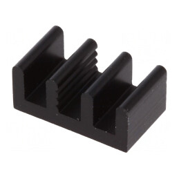 Radiator Aluminiu Negru 8x14x6mm 72K/W | Electronic-mag.ro | Componente Electronice