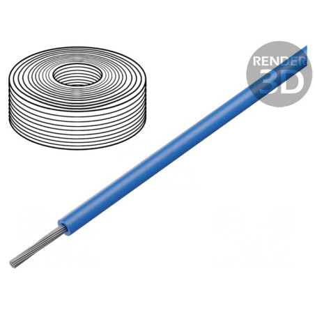 Cablu Silicon Albastru 1x1,5mm² 100m | Electronic-mag.ro | Componente Electronice