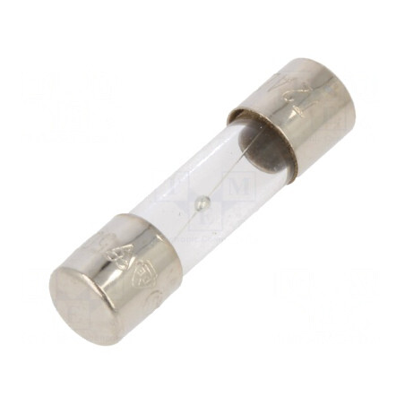 Siguranţă întârziere 2A 250VAC 5x20mm sticlă alamă | Electronic-mag.ro | Componente Electronice