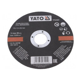 Disc de Tăiere 115mm x 22mm x 1.2mm | Electronic-mag.ro | Componente Electronice