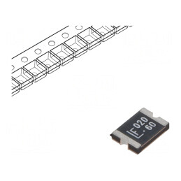 Siguranță Polimerică PTC 0,2A 60V SMD | Electronic-mag.ro | Componente Electronice