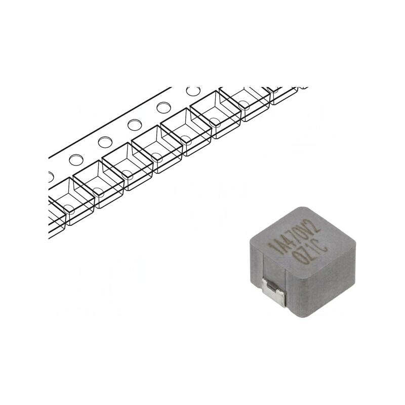 Inductor SMD 47uH 2.5A 125mΩ ±20% | Electronic-mag.ro | Componente Electronice Inductor SMD 47uH 2.5A 125mΩ ±20% | Electronic-mag.ro | Componente Electronice