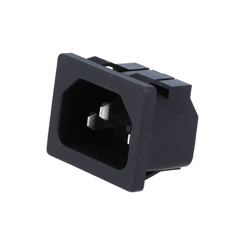 Conector Alimentare AC Soclu Tată 10A 250V | Electronic-mag.ro | Componente Electronice