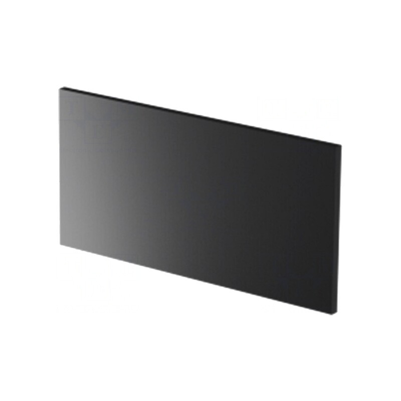 Panou Frontal Negru UL94V-0 | Electronic-mag.ro | Componente Electronice