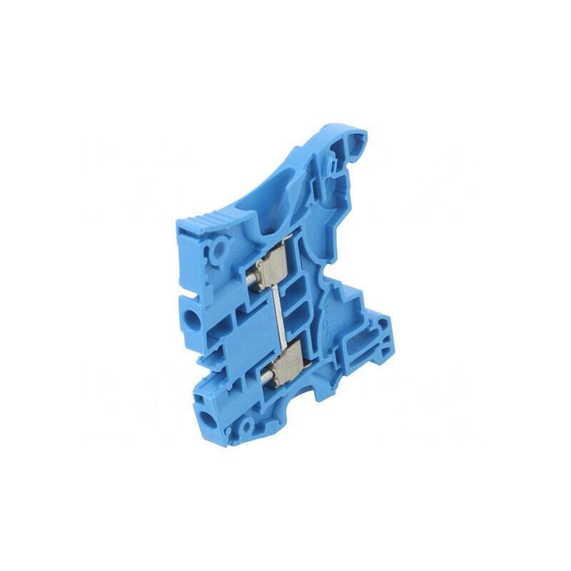 Conector Electric Albastru 2 Borne 0,2-4mm² | Electronic-mag.ro | Componente Electronice