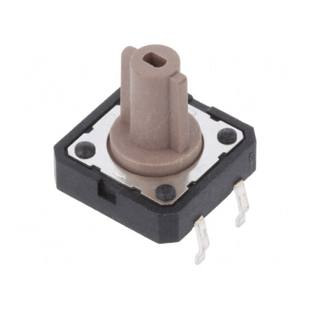 Microîntrerupător TACT SPST 0.05A 12V THT | Electronic-mag.ro | Componente Electronice