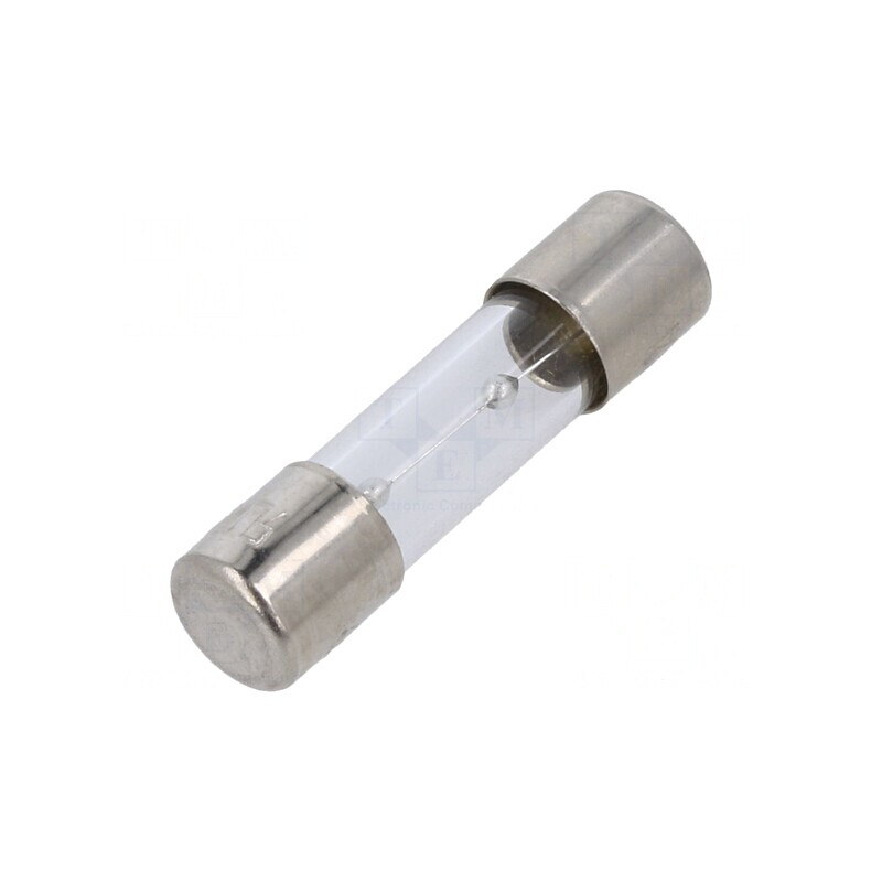Siguranță întârziată 3A 250V sticlă 5x20mm alamă | Electronic-mag.ro | Componente Electronice