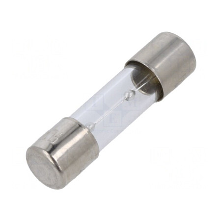 Siguranță întârziată 3A 250V sticlă 5x20mm alamă | Electronic-mag.ro | Componente Electronice