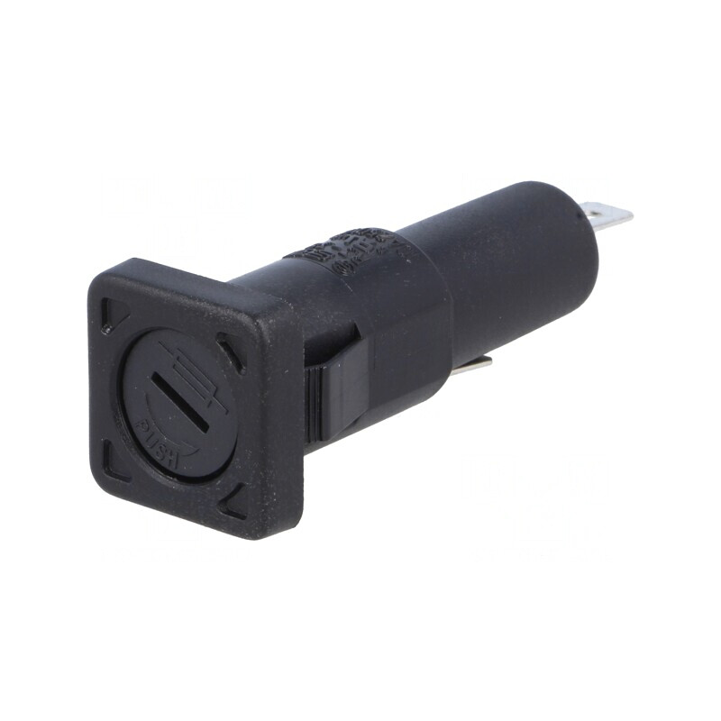 Clemă siguranțe cilindrice 10A 250V 6.3x32mm pe panou | Electronic-mag.ro | Componente Electronice
