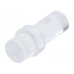 Tub LED Rotund 3mm Partea Frontală Plată | Electronic-mag.ro | Componente Electronice