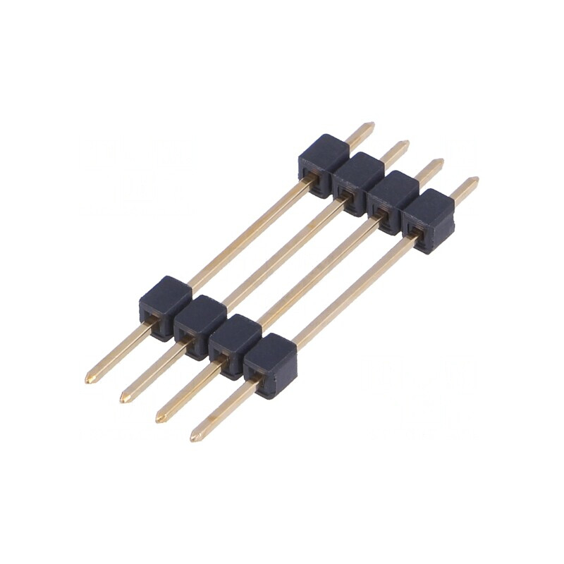 Conector Pini Tată 1x4 Aurit 2.54mm THT | Electronic-mag.ro | Componente Electronice Conector Pini Tată 1x4 Aurit 2.54mm THT | Electronic-mag.ro | Componente Electronice