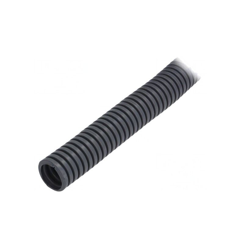 Tub de Protecție PVC Gri Închis 25mm x 50m | Electronic-mag.ro | Componente Electronice