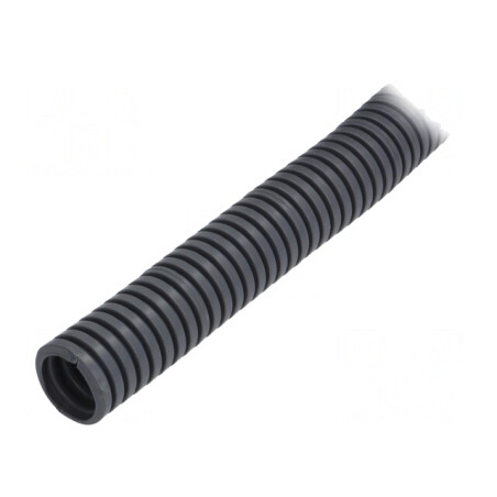 Tub de Protecție PVC Gri Închis 25mm x 50m | Electronic-mag.ro | Componente Electronice