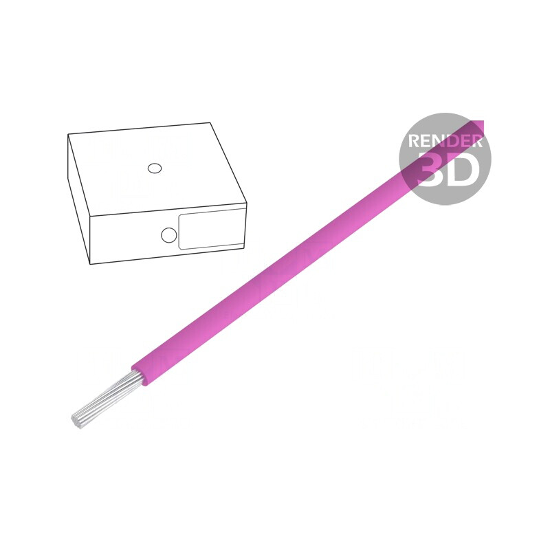Cablu Multi-Standard SC 2.1 1mm2 PVC Roz | Electronic-mag.ro | Componente Electronice