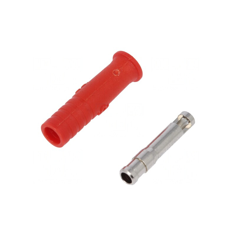 Soclu Banană 2mm 10A Roșu pentru Lipire | Electronic-mag.ro | Componente Electronice