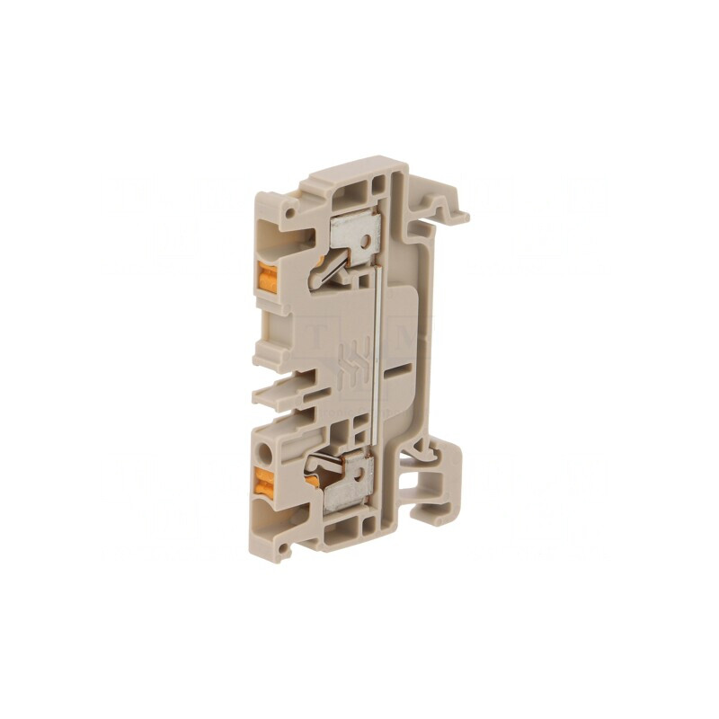 Conector de Îmbinare Șine 2,5mm² 2 Borne Bej 5,1mm | Electronic-mag.ro | Componente Electronice