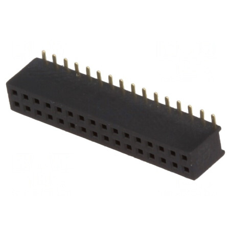 Soclu pini mamă 32 pini drept SMT 2x16 1,27mm | Electronic-mag.ro | Componente Electronice