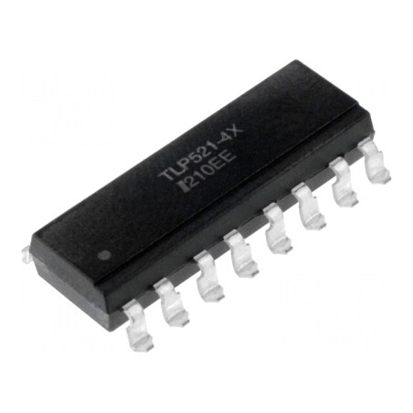 Optocuplor SMD 4 Canale 2.5kV 55V | Electronic-mag.ro | Componente Electronice