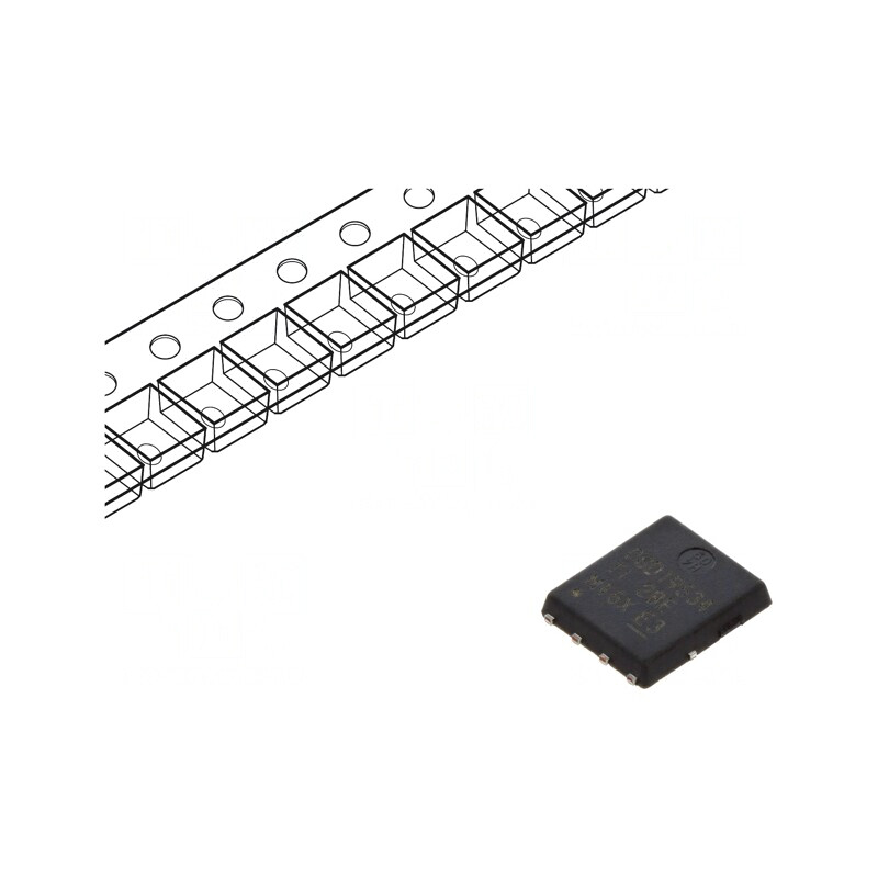 N-MOSFET Tranzistor 100V 50A 63W 5x6mm | Electronic-mag.ro | Componente Electronice