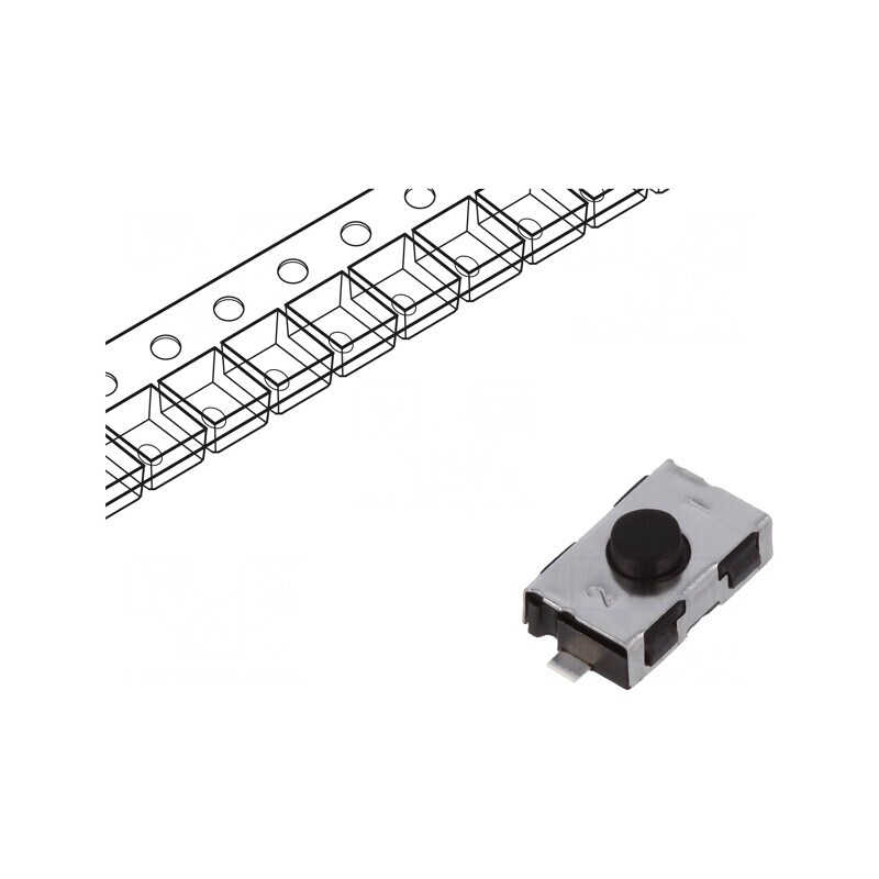 Microîntrerupător TACT SPST-NO 0,05A 32VDC SMT | Electronic-mag.ro | Componente Electronice