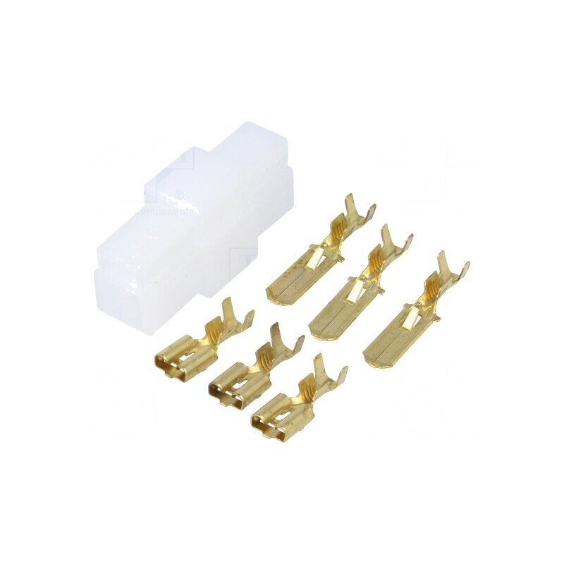 Terminal Plat Izolat Crimpat 2,5mm2 | Electronic-mag.ro | Componente Electronice