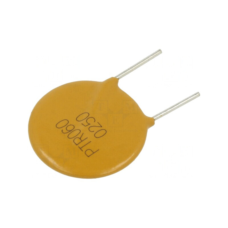 Siguranță Polimerică PTC 2.5A 40A THT PTR060V | Electronic-mag.ro | Componente Electronice