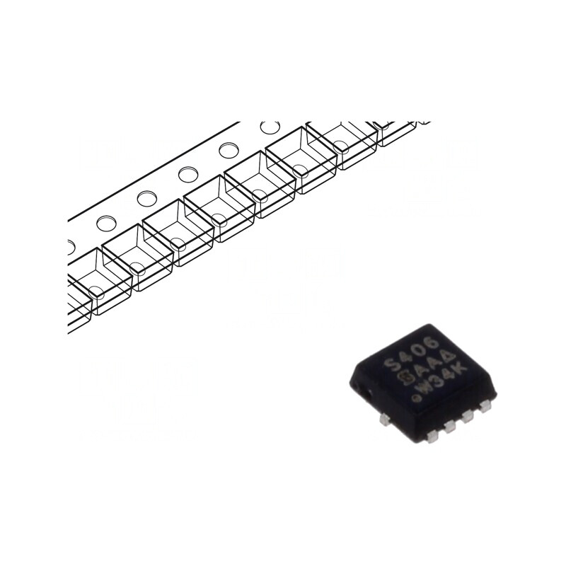 Tranzistor N-MOSFET 30V 12.2A | Electronic-mag.ro | Componente Electronice