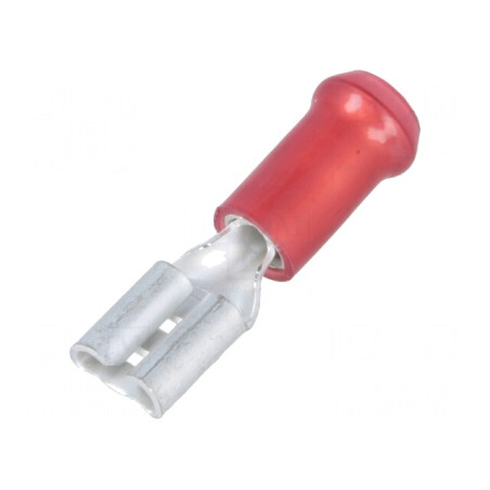 Terminal plat 4,8mm mamă crimpat pe cablu 0,3-1,5mm2 | Electronic-mag.ro | Componente Electronice