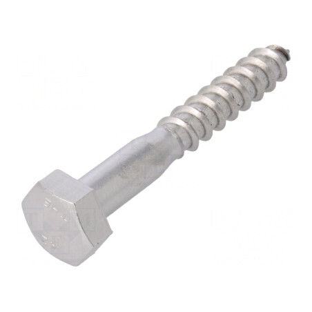 Şurub lemn hexagonal 10x70mm | Electronic-mag.ro | Componente Electronice