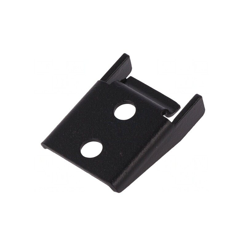 Clemă Oțel Zincată Neagră 23.5mm x 32.5mm | Electronic-mag.ro | Componente Electronice