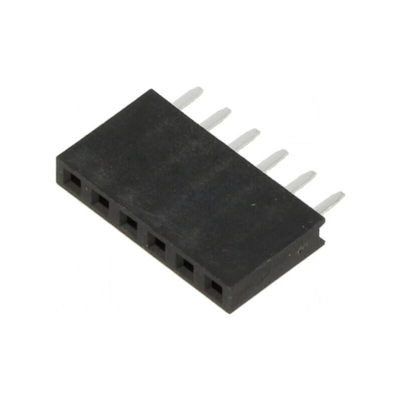 Soclu pini mamă 2,54mm 6 pini THT aurit pentru PCB | Electronic-mag.ro | Componente Electronice Soclu pini mamă 2,54mm 6 pini THT aurit pentru PCB | Electronic-mag.ro | Componente Electronice