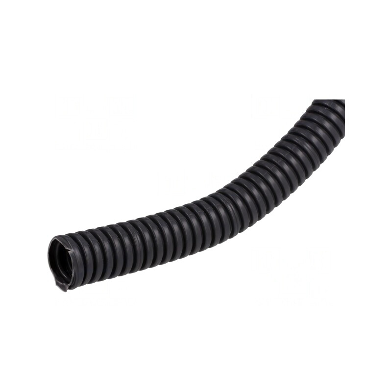 Tub de protecție PVC 25mm Gri Închis 50m | Electronic-mag.ro | Componente Electronice