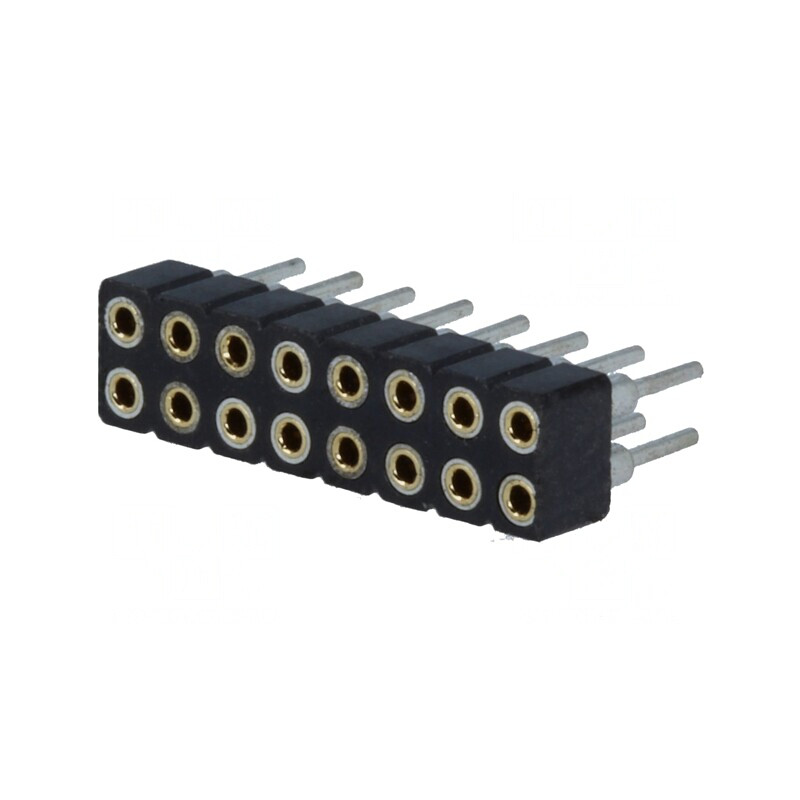 Soclu 16 pini mamă profil jos contacte întoarse | Electronic-mag.ro | Componente Electronice Soclu 16 pini mamă profil jos contacte întoarse | Electronic-mag.ro | Componente Electronice