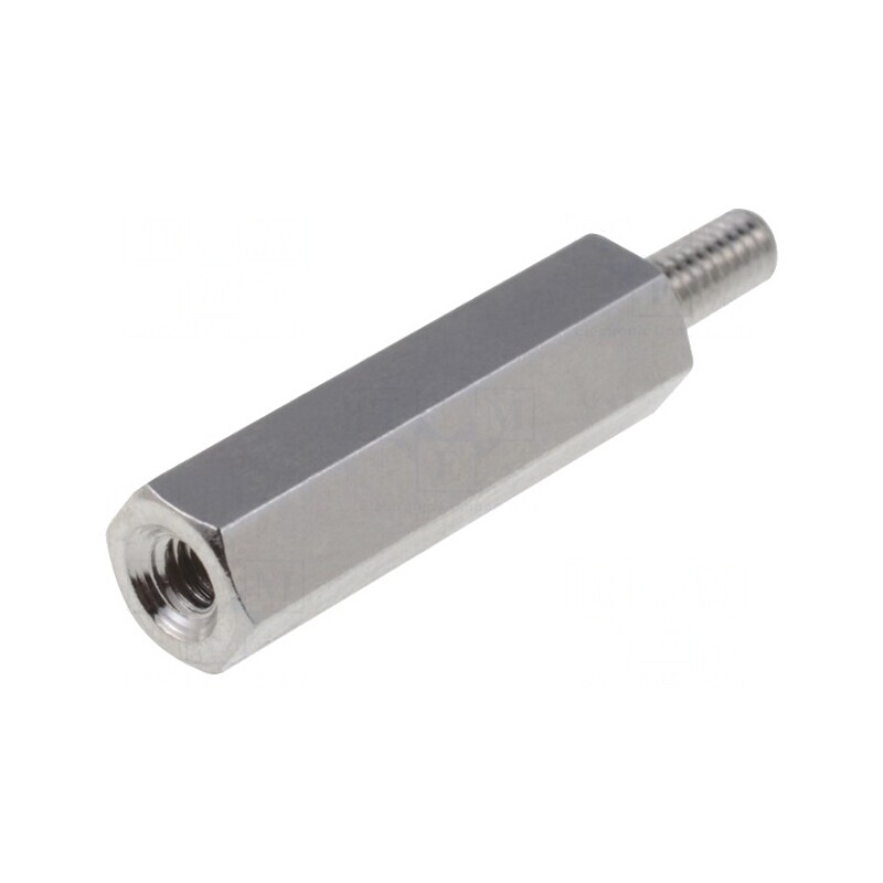 Piuliţă-distanţieră filetată 40mm M4-M4 | Electronic-mag.ro | Componente Electronice