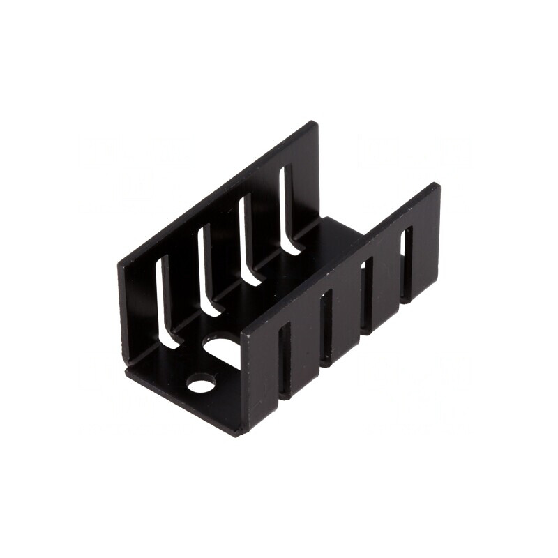 Radiator Negru TO220 35mmx18,5mmx15mm 15K/W | Electronic-mag.ro | Componente Electronice