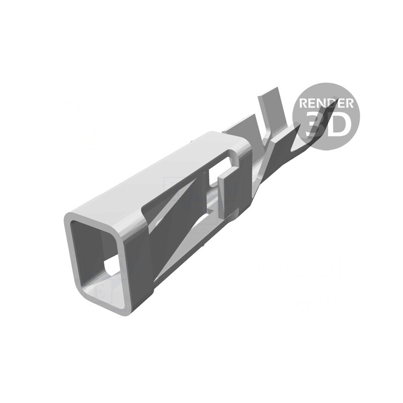 Pin mamă aurit crimpat 0,3-0,9mm² 22-18AWG AMPMODU MOD I | Electronic-mag.ro | Componente Electronice