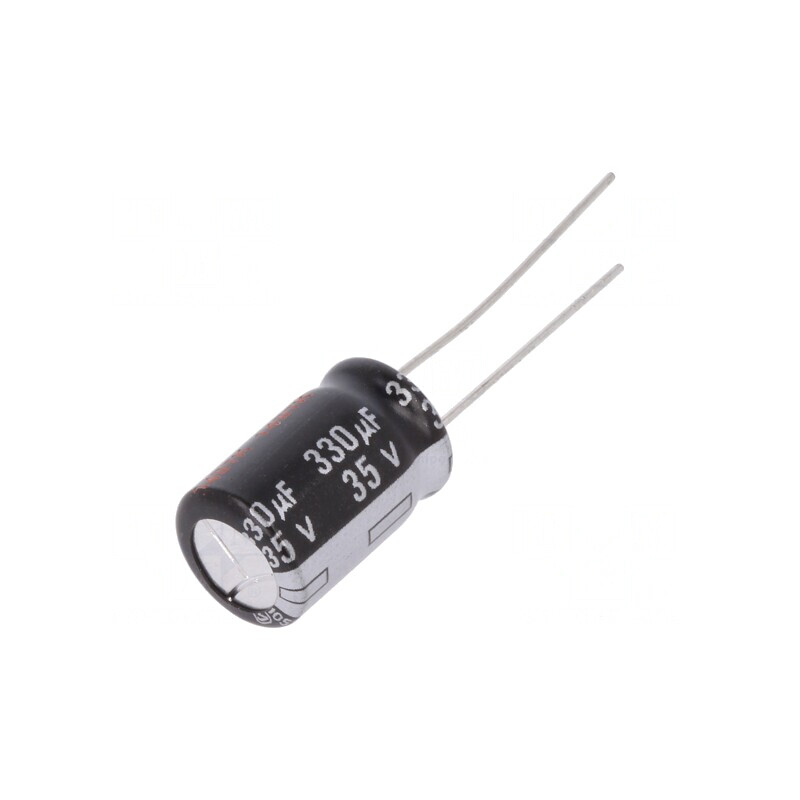 Condensator electrolitic 330uF 35V Ø10x16mm THT | Electronic-mag.ro | Componente Electronice Condensator electrolitic 330uF 35V Ø10x16mm THT | Electronic-mag.ro | Componente Electronice