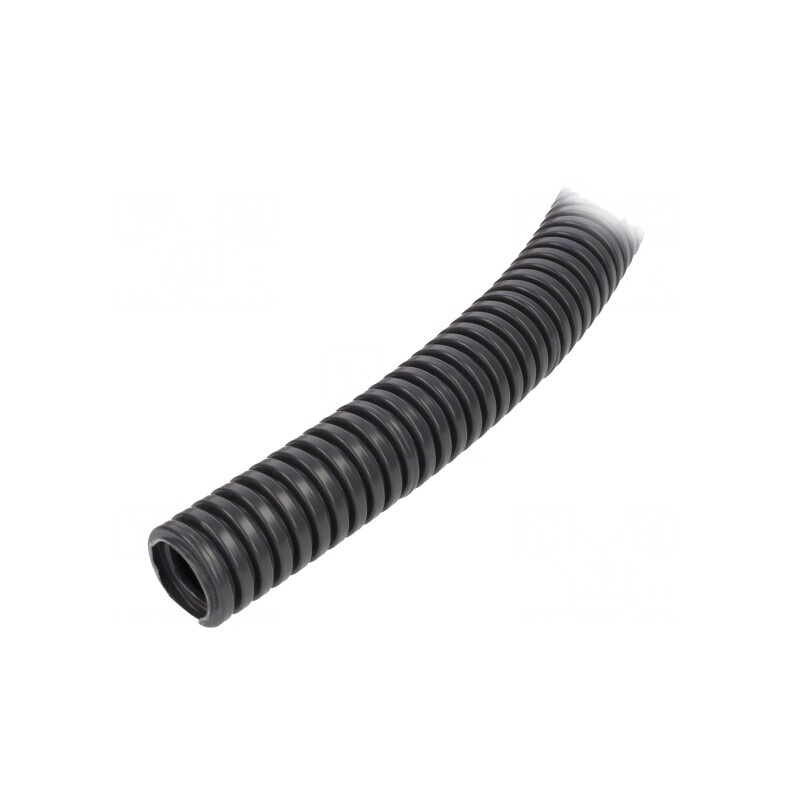 Tub de Protecție PVC Gri Închis 25m 750N | Electronic-mag.ro | Componente Electronice