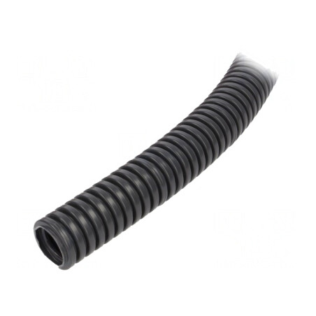 Tub de Protecție PVC Gri Închis 25m 750N | Electronic-mag.ro | Componente Electronice